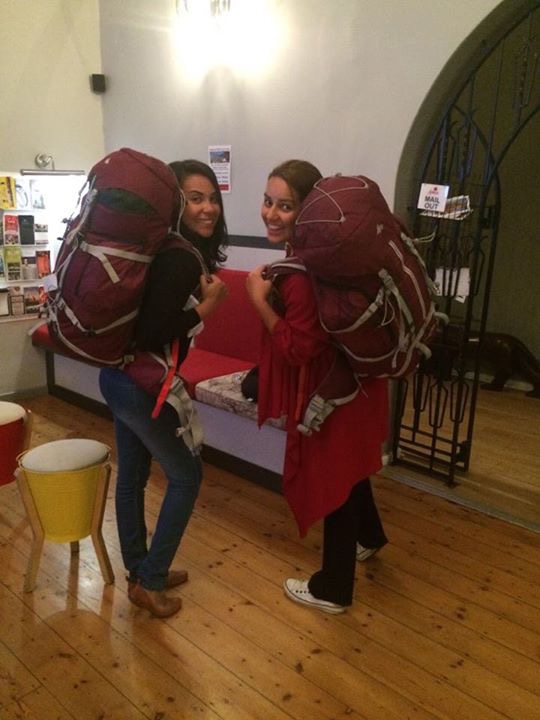 Olhem as mochilas gêmeas aí!!!
