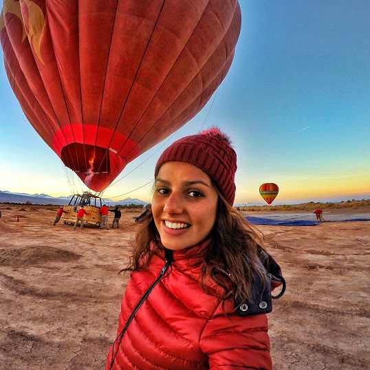 voo de balão no Deserto do Atacama