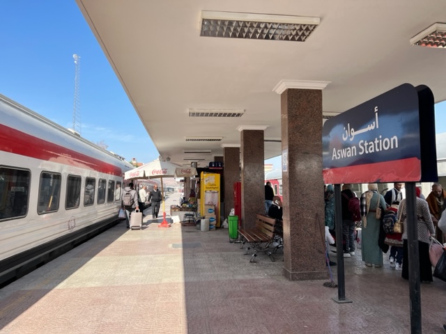 Viagem de trem no Egito, Aswan e Luxor