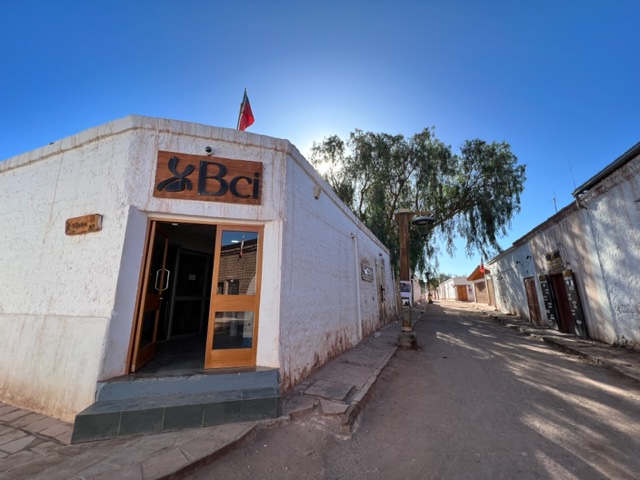 banco no Atacama