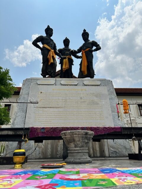 Esculturas na cidade de Chiang Mai