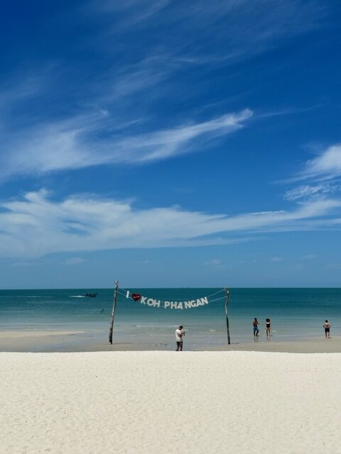 Praia Haad Rin, em Koh Phangan