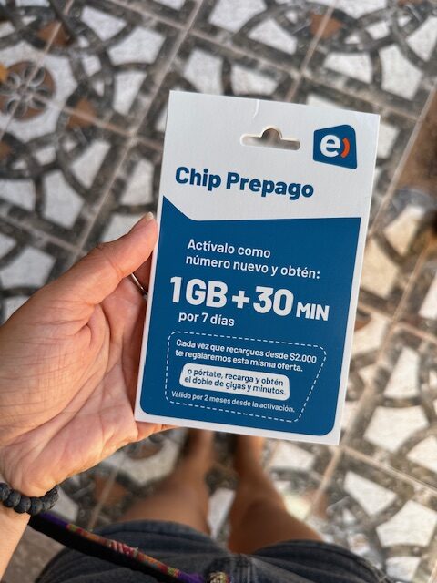 chip de internet pré-pago da Entel