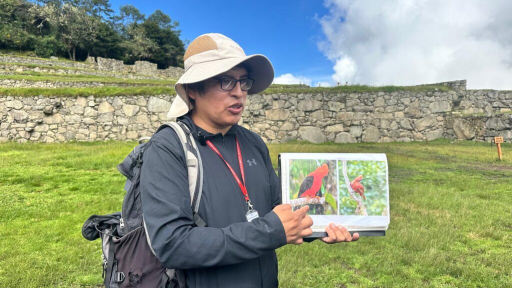 Guia turístico em Machu Picchu