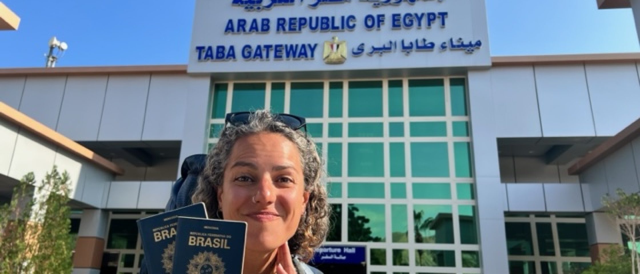 fronteira egito x israel por terra