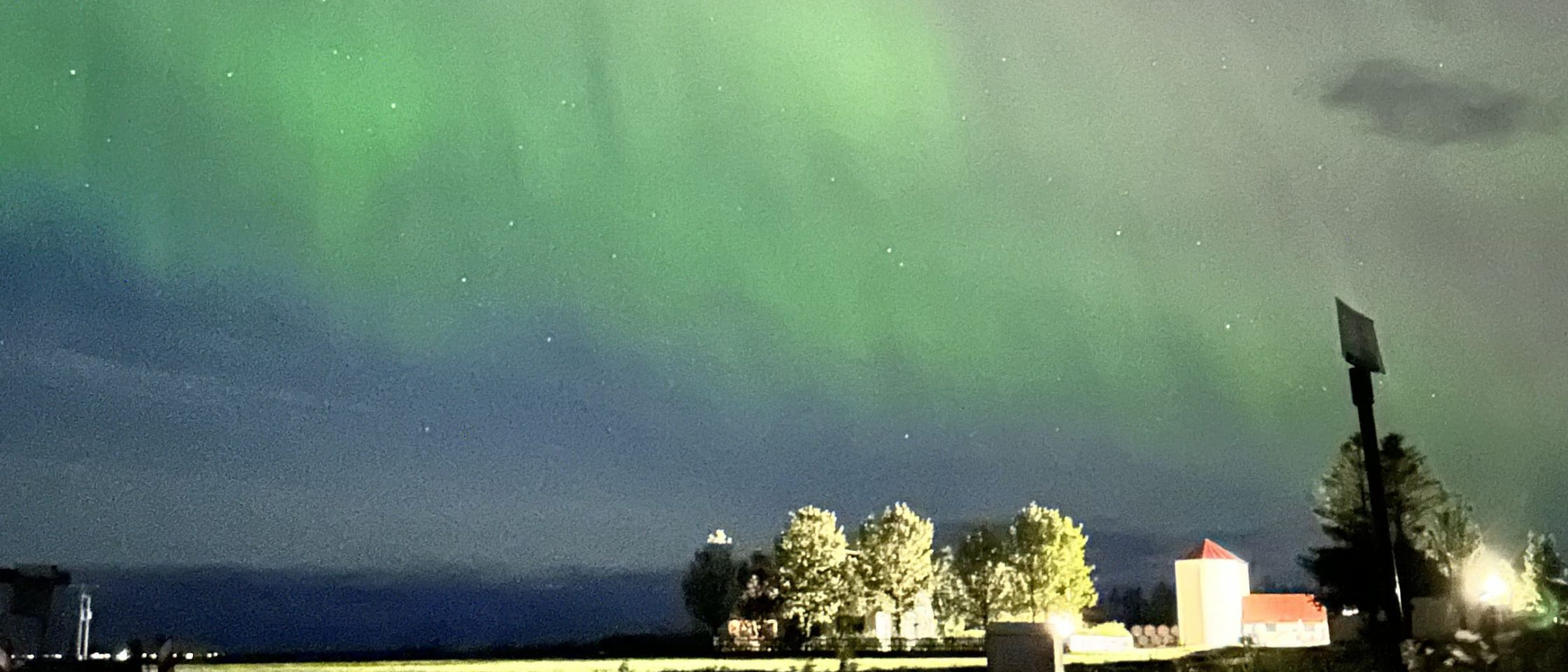 Aurora Boreal na Islândia