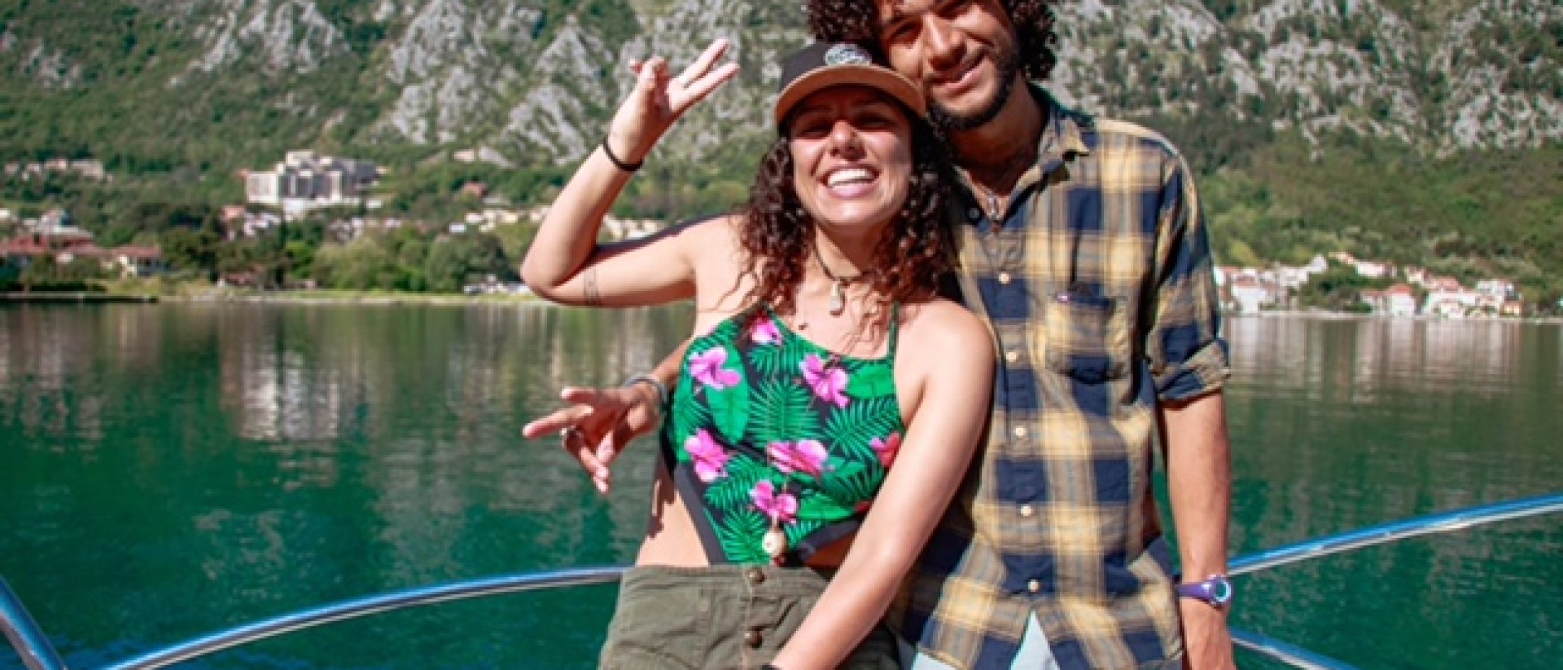 Casal na Baía de Kotor, Montenegro